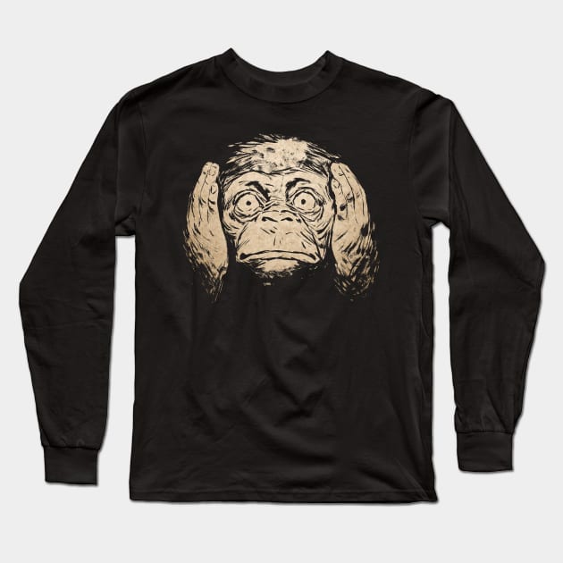 Hear No Evil Long Sleeve T-Shirt by Moutchy